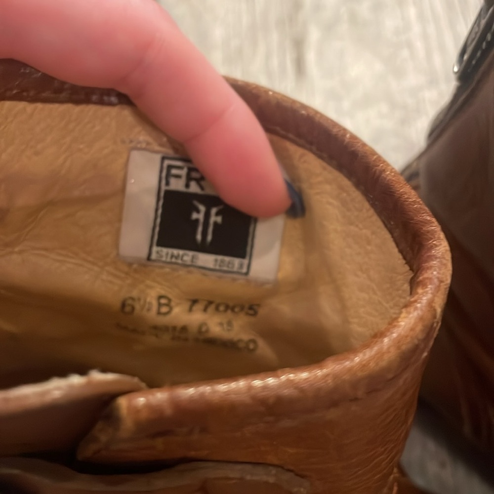 Frye Brown Leather Boots - Picture 6 of 9